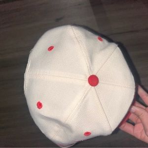 Vintage logo athletic diamond cut Kansas city chiefs snapback